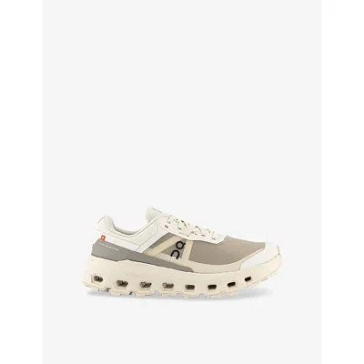On Womens Cream Desert F Cloudvista 2 Waterproof Mesh Low-top Trainers
