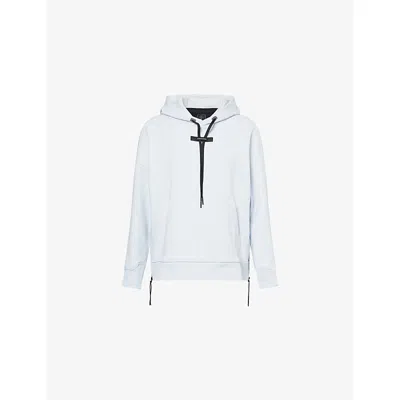 On Womens Arctic Logo-print Zip-slit Jersey Hoody