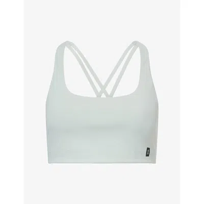 On Womens Mineral Studio Sports Bra In Blue
