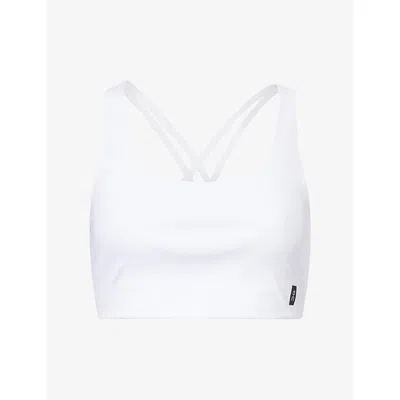 On Womens White Studio Sports Bra