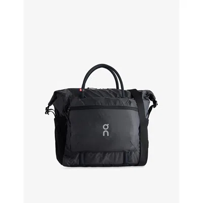 On Womens Magnet Track Pack 35l Lite Woven Tote Bag In Black