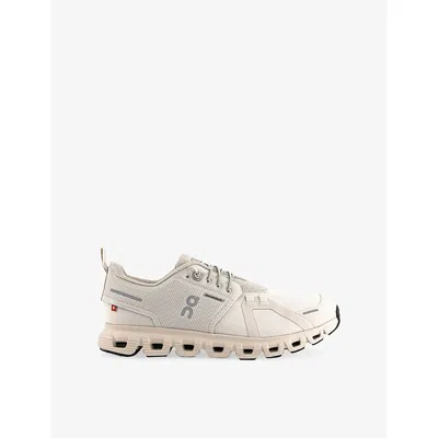 ON WOMENS PEARL CREAM F CLOUD 6 WATERPROOF MESH TRAINERS