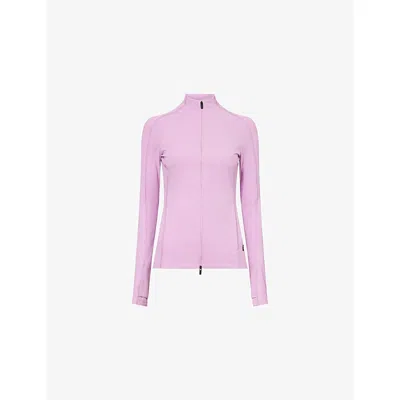 On Womens Purple Studio Training Jacket In Pink