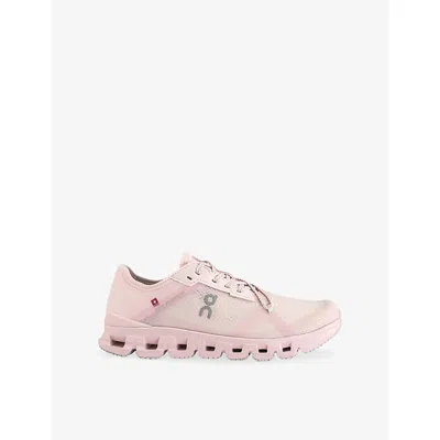 On Womens Salt Lily F Cloud X 4 Mesh Trainers In Pink