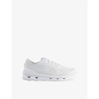 On Womens White White F Cloudze Woven Low-top Trainers