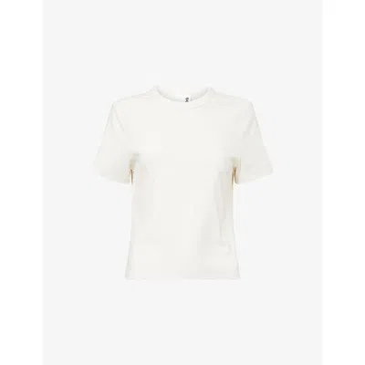 On Womens Ivory Zendaya X  All-day Ribbed Limited Editi Jersey T-shirt In White