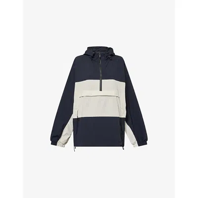 On Womens Black Zendaya X  Half-zip Nyl Anorak Jacket