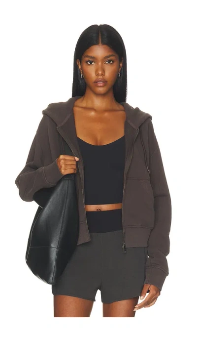 On X Fka Twigs Club Collective Full Zip Hoodie In Brown