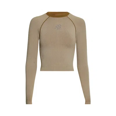 Pre-owned On X Loewe Lg Sleeve Top 'ivory' | Cream | Women's Size S