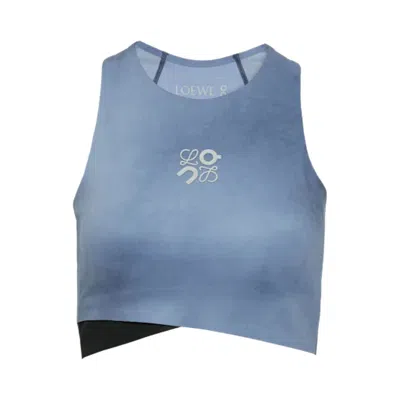 Pre-owned On X Loewe Performance Top 'blue/multicolor' | Women's Size L