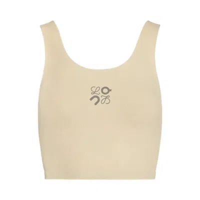 Pre-owned On X Loewe Seamless Bra 'ivory' | Cream | Women's Size Xs