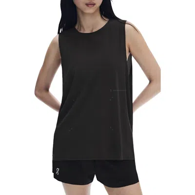 On X Paf Performance Singlet Running Tank In Black