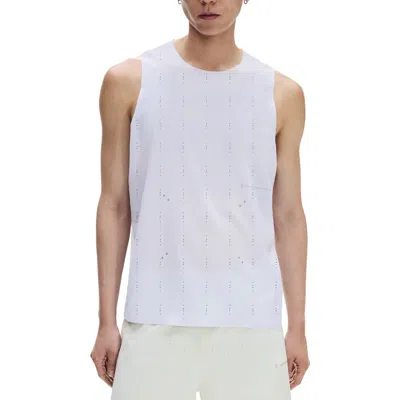 On X Paf Performance Singlet Running Tank In White
