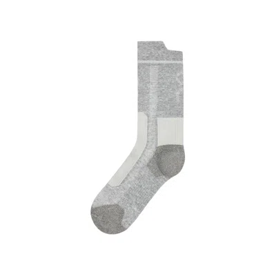 Pre-owned On X Post Archive Facti Merino Sock 'frost/glacier' | Grey | Men's Size L