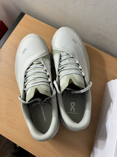 Pre-owned On X Post Archive Faction Paf Paf X On Cloudmonster 2 Shoes In Pearl Chalk