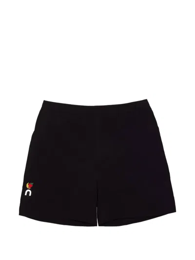 On X Sky High Farm Goods Logo-detail Shorts In Black