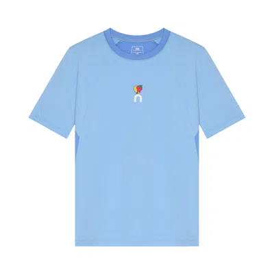 Pre-owned On X Sky High Farm Trek Tee 'gourami/ultramarine' | Blue | Women's Size L