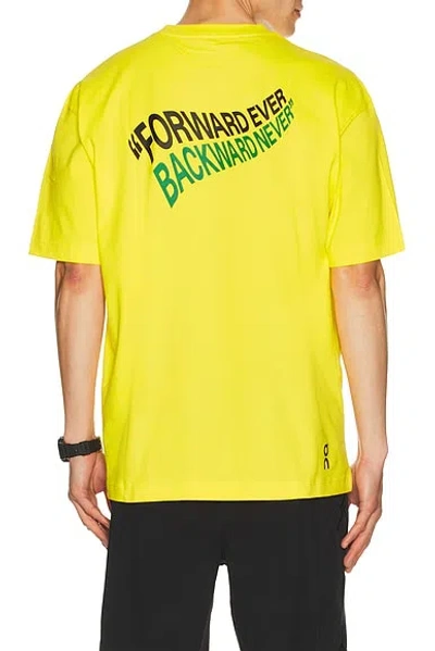 On X Walkgood La Club T-shirt In Yellow