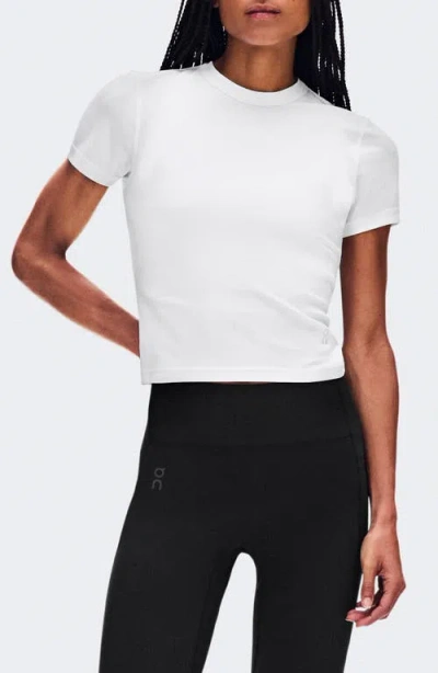On X Zendaya All Day Rib T-shirt In White