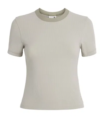 On X Zendaya And Law Roach All-day Ribbed T-shirt In Grey