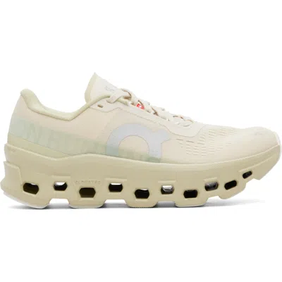 On Yellow Cloudmster 1 Sneakers In Neutral