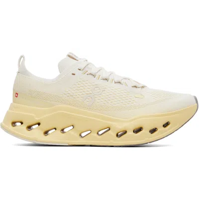 On Yellow Cloudsurfer Max Sneakers In Neutral
