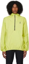 On Yellow Half-zip Jacket In Zest
