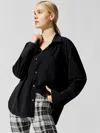 Ona Oversized Shirt In Black