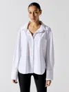 Ona Oversized Shirt In White