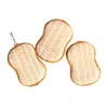 Once Again Home Co. Re:usable Sponges, Branches Pattern, Set Of 3, Gray In Gold