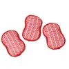 Once Again Home Co. Re:usable Sponges, Branches Pattern, Set Of 3, Gray In Red