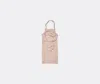 Once Milano Linen Kitchen Apron In Pale Pink