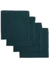 Once Milano Linen Napkin Set (set Of Four) In Blau