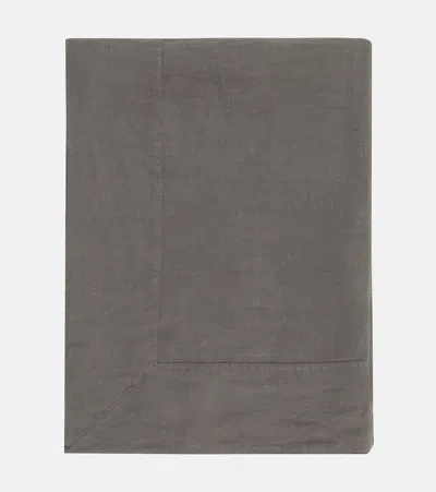 Once Milano Linen Tablecloth In Grey