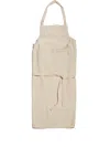 Once Milano Mid-length Linen Apron In Neutrals