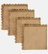 Once Milano Set Aus Vier Servietten In Beige