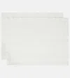 Once Milano Set Of 2 Linen Placemats In White
