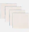 Once Milano Set Of 4 Linen Napkins In Neutrals