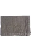 Once Milano Set Of Two Linen Placemats In Grau