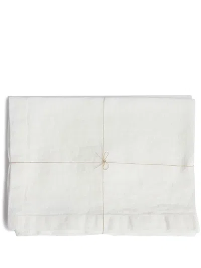 Once Milano Set Of Two Linen Placemats In Weiss