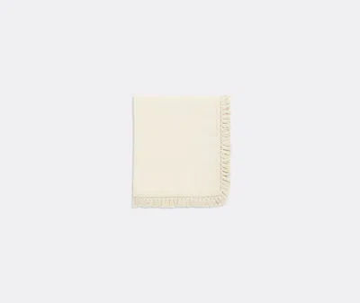 Once Milano Tablecloth With Fringes In Cream
