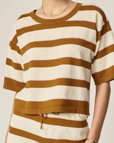 Oncept Claire Top In Ginger In Brown
