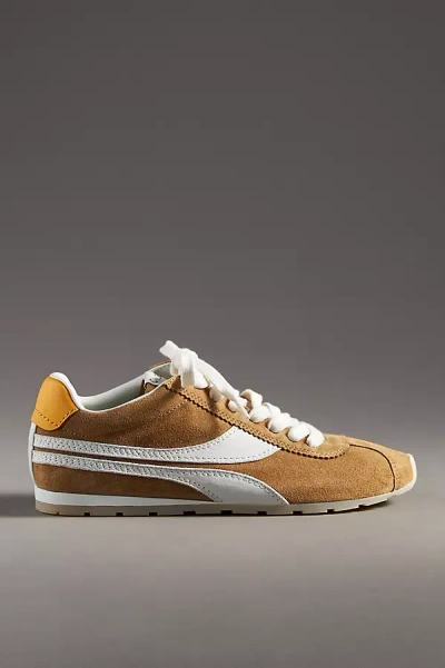 Oncept Essex Suede Ballet Sneakers In Brown