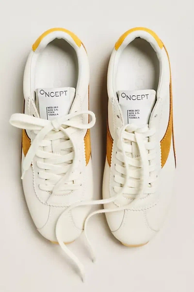 Oncept Essex Suede Ballet Sneakers In White