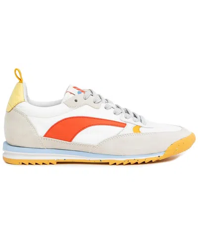 Oncept Montreal Leather Sneaker In White/retro Red