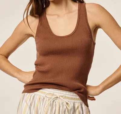 Oncept Parros Tank In Mocha In Transparent