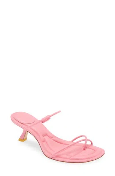 Oncept Sydney Rolled Strap Sandal In Prism Pink