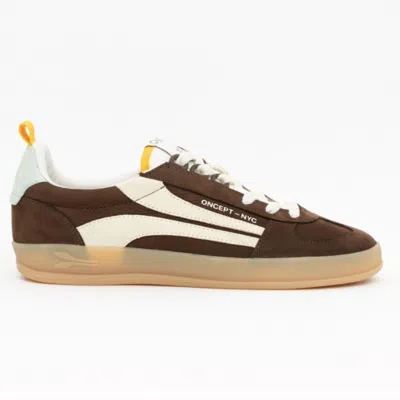 Oncept Women's Fez Hydro Suede Sneaker In Espresso In Brown