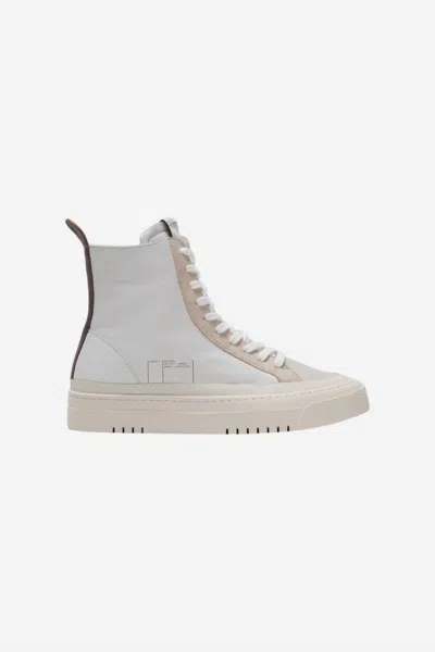 Oncept Women's Lisbon High-top Sneaker In White Cloud/cappuccio In Multi