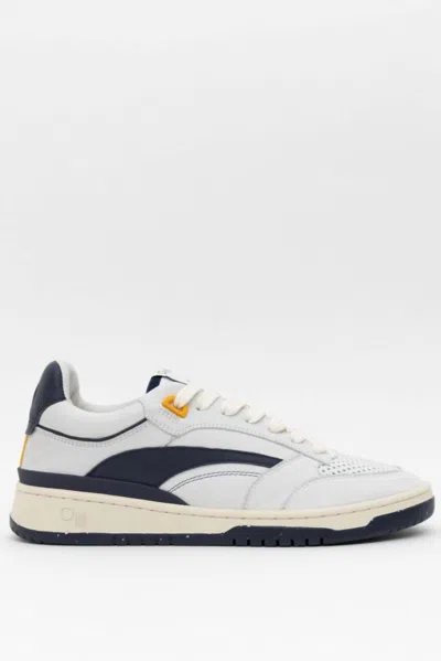 Oncept Women's Preston Retro Court Sneaker In Indigo In White